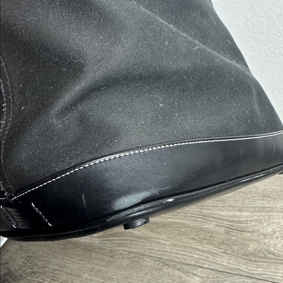 Coach Black Canvas & Leather Bag - Picture 13 of 13